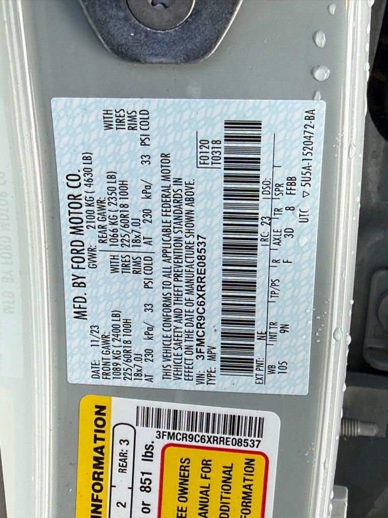 Certified 2024 Ford Bronco Sport Outer Banks w/ Tech Package AWD/4WD image 34