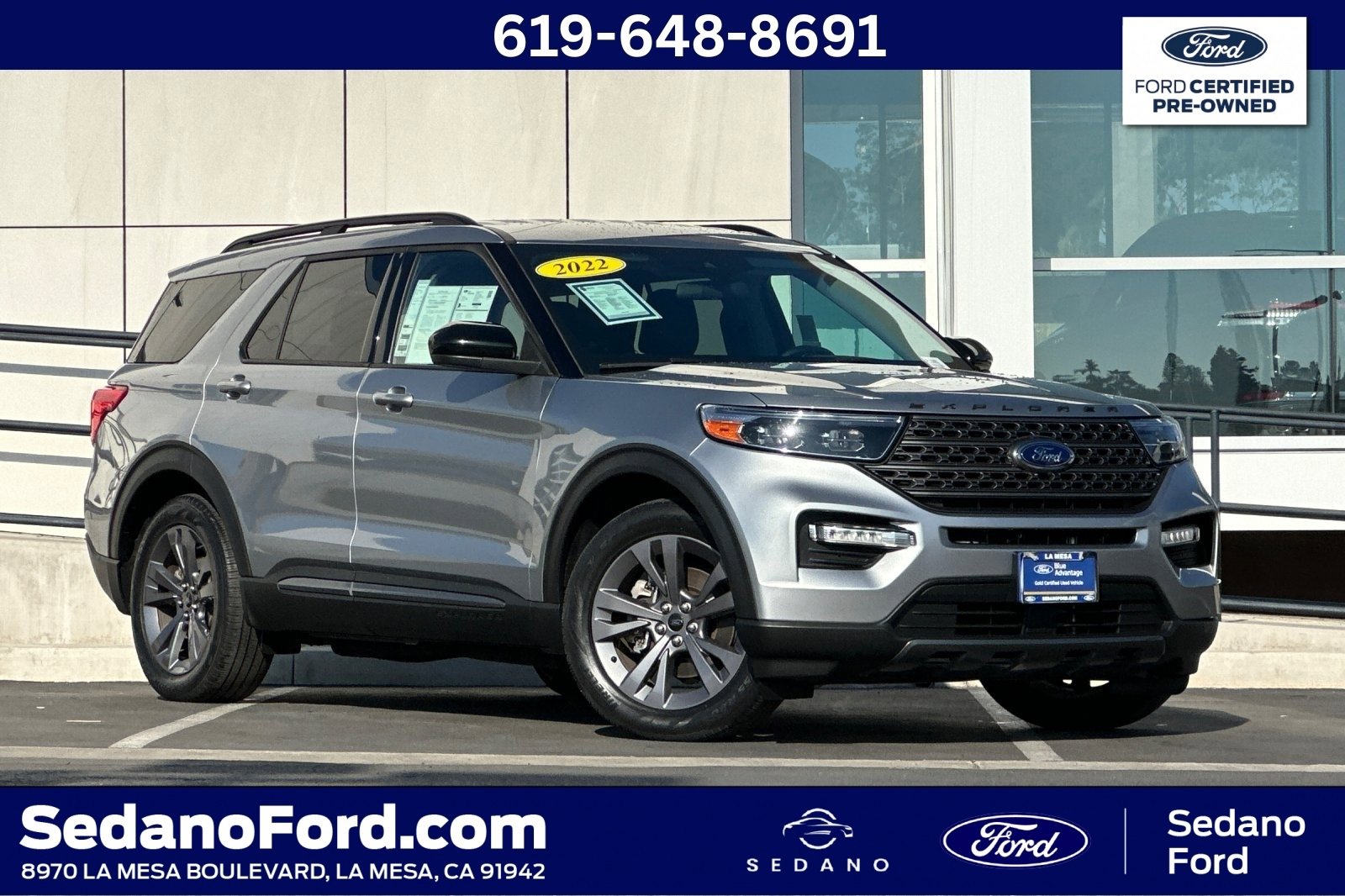 Certified 2022 Ford Explorer XLT w/ Equipment Group 202A