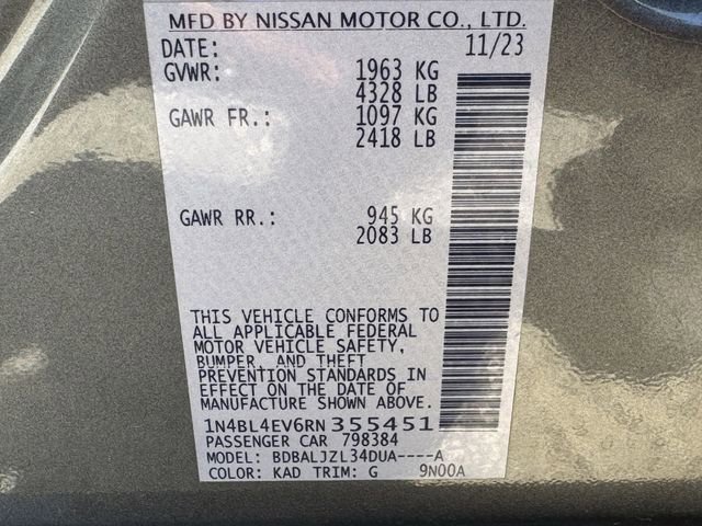 Used 2024 Nissan Altima 2.5 SL FWD image 33