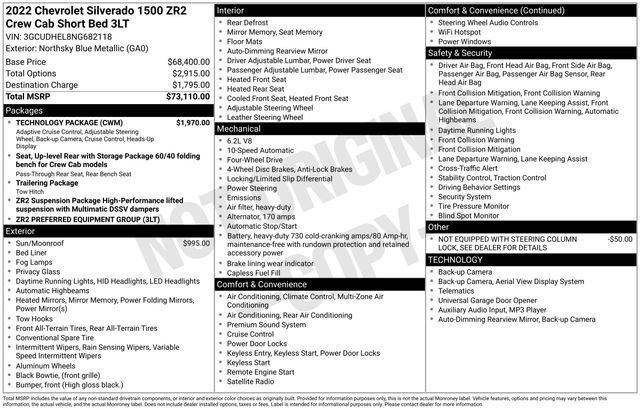 Used 2022 Chevrolet Silverado 1500 ZR2 w/ Technology Package image 34