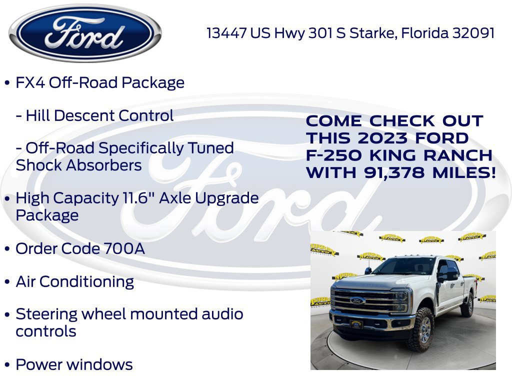 Certified 2023 Ford F250 King Ranch w/ Chrome Package AWD/4WD image 22