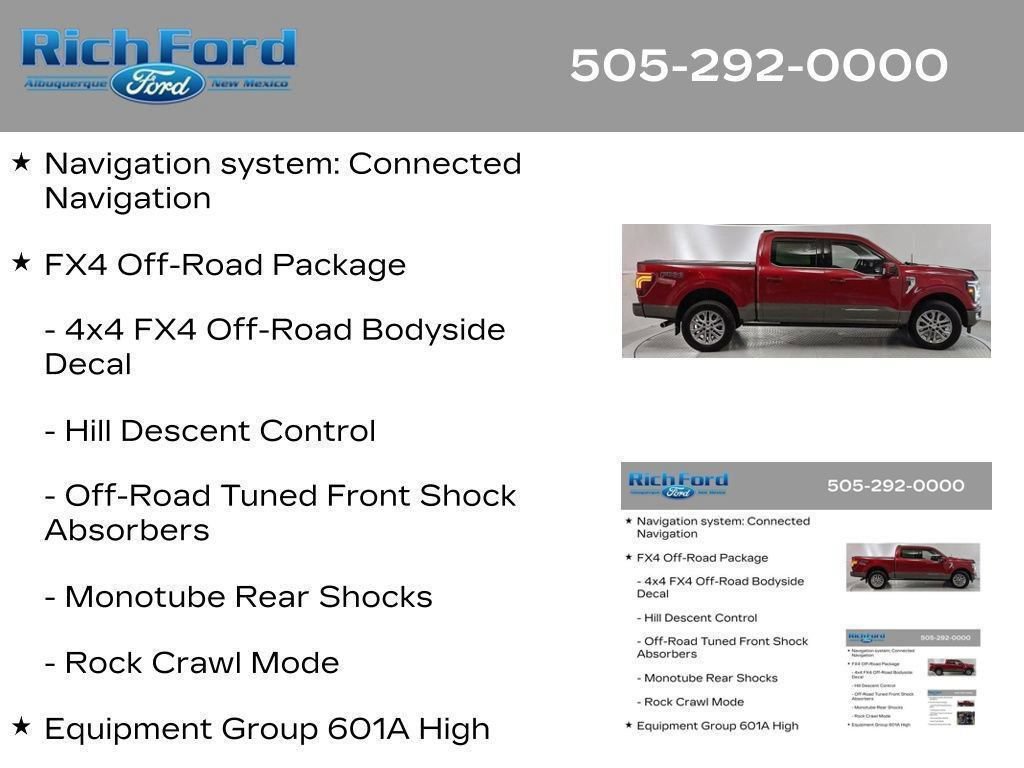 Certified 2025 Ford F150 King Ranch w/ FX4 Off-Road Package AWD/4WD image 27