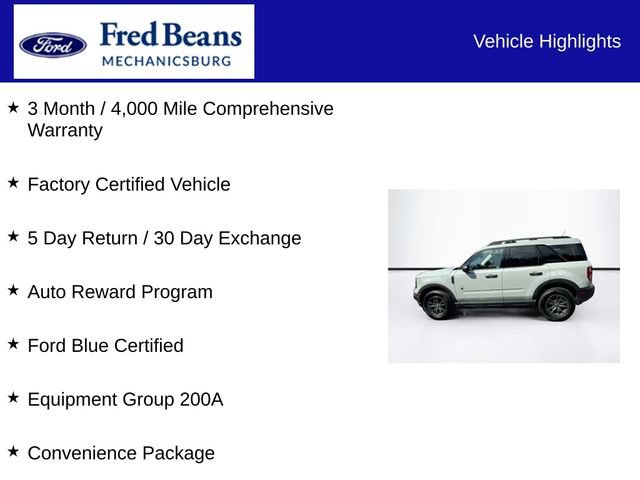 Certified 2023 Ford Bronco Sport Big Bend w/ Convenience Package AWD/4WD image 7
