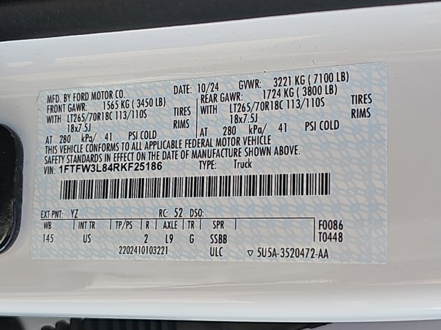 Certified 2024 Ford F150 XLT w/ Equipment Group 302A MID AWD/4WD image 38