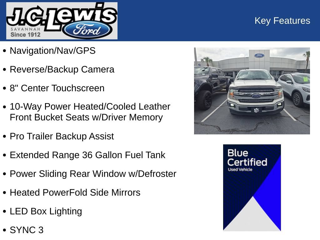 Certified 2019 Ford F150 Lariat w/ Trailer Tow Package RWD image 11