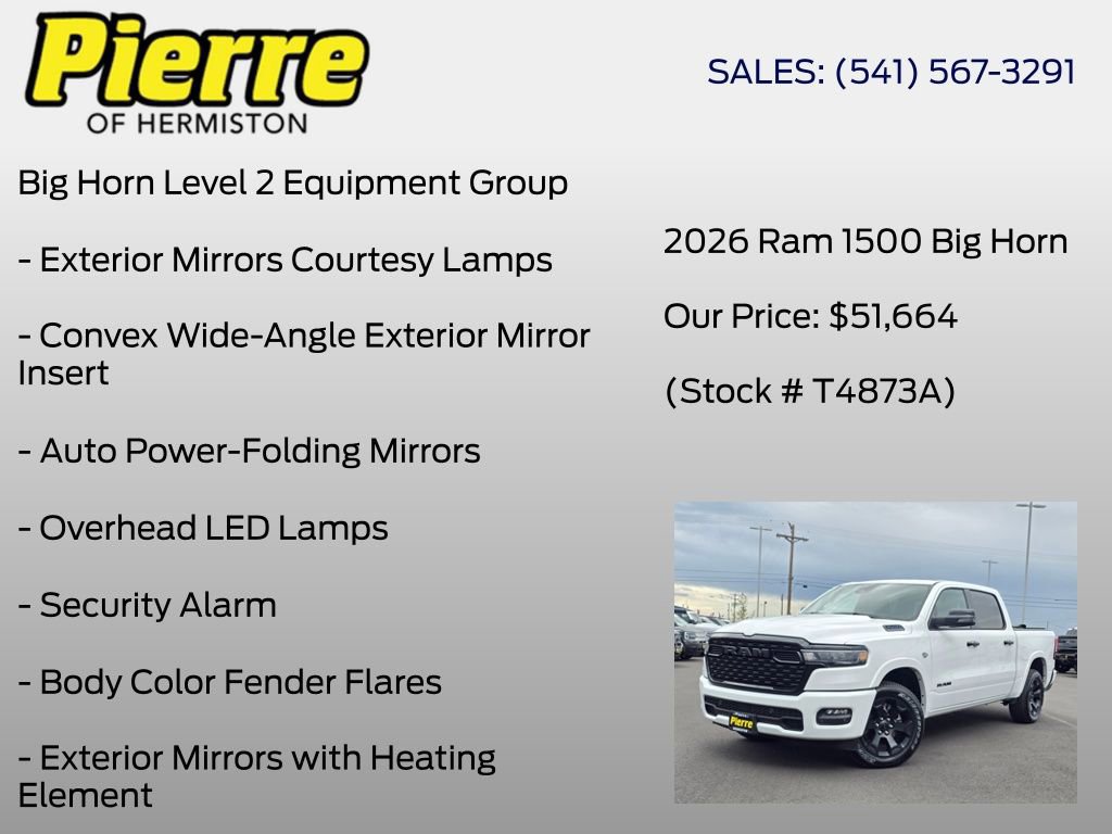 Used 2026 RAM 1500 Big Horn AWD/4WD image 24