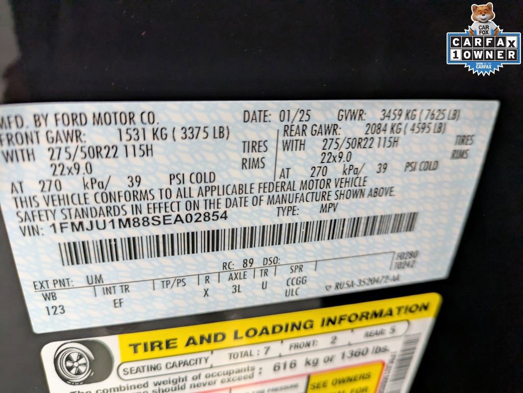 Certified 2025 Ford Expedition Platinum w/ Driver's Package image 42