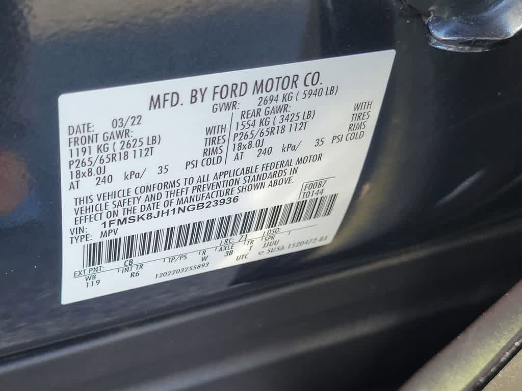 Certified 2022 Ford Explorer Timberline AWD/4WD image 18