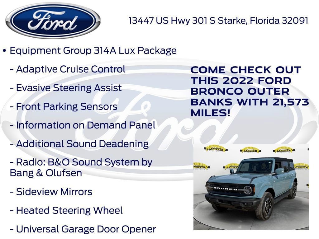 Certified 2022 Ford Bronco Outer Banks image 22