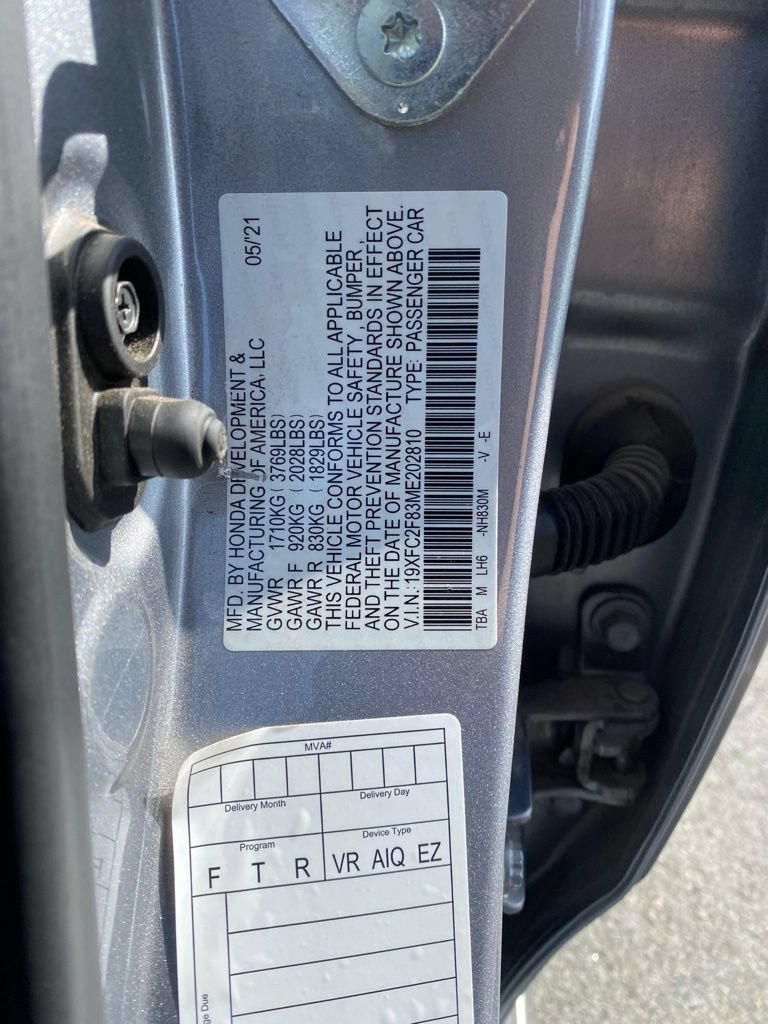Used 2021 Honda Civic Sport image 16