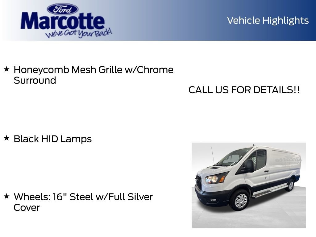 Certified 2025 Ford Transit 250 Low Roof w/ Exterior Upgrade Package RWD image 15