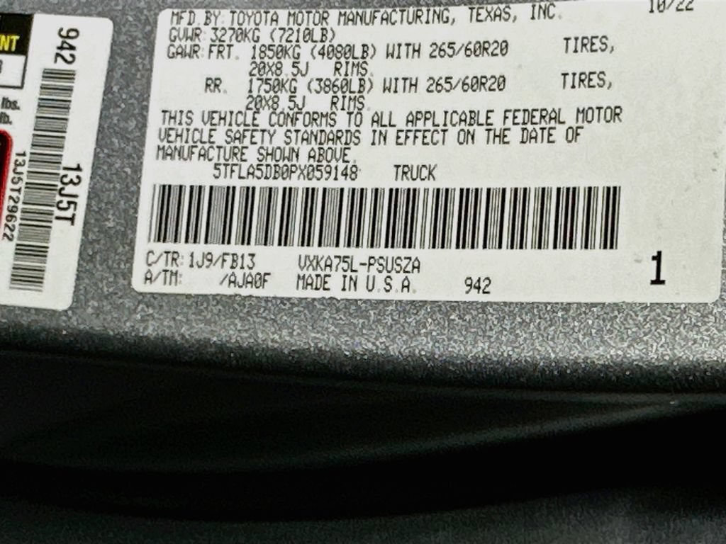 Used 2023 Toyota Tundra SR5 AWD/4WD image 24