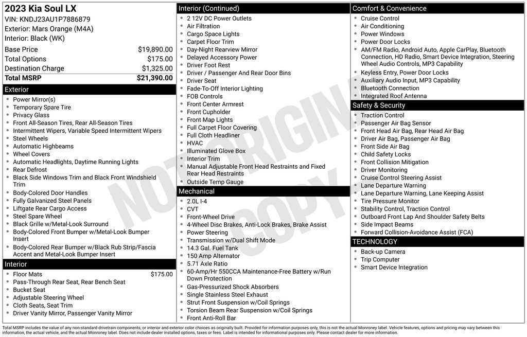 Used 2023 Kia Soul LX FWD image 5