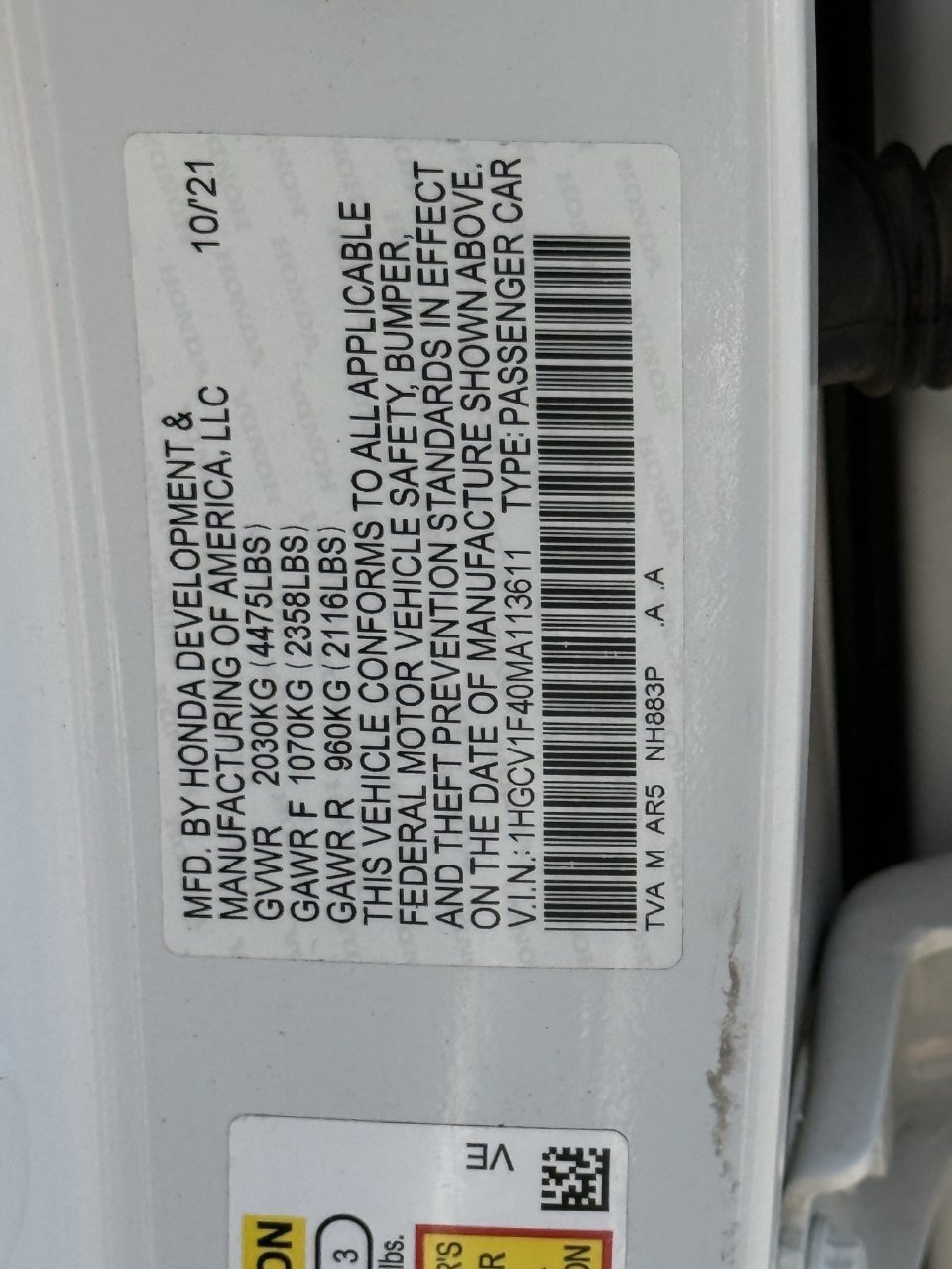 Used 2021 Honda Accord Sport Special Edition image 30