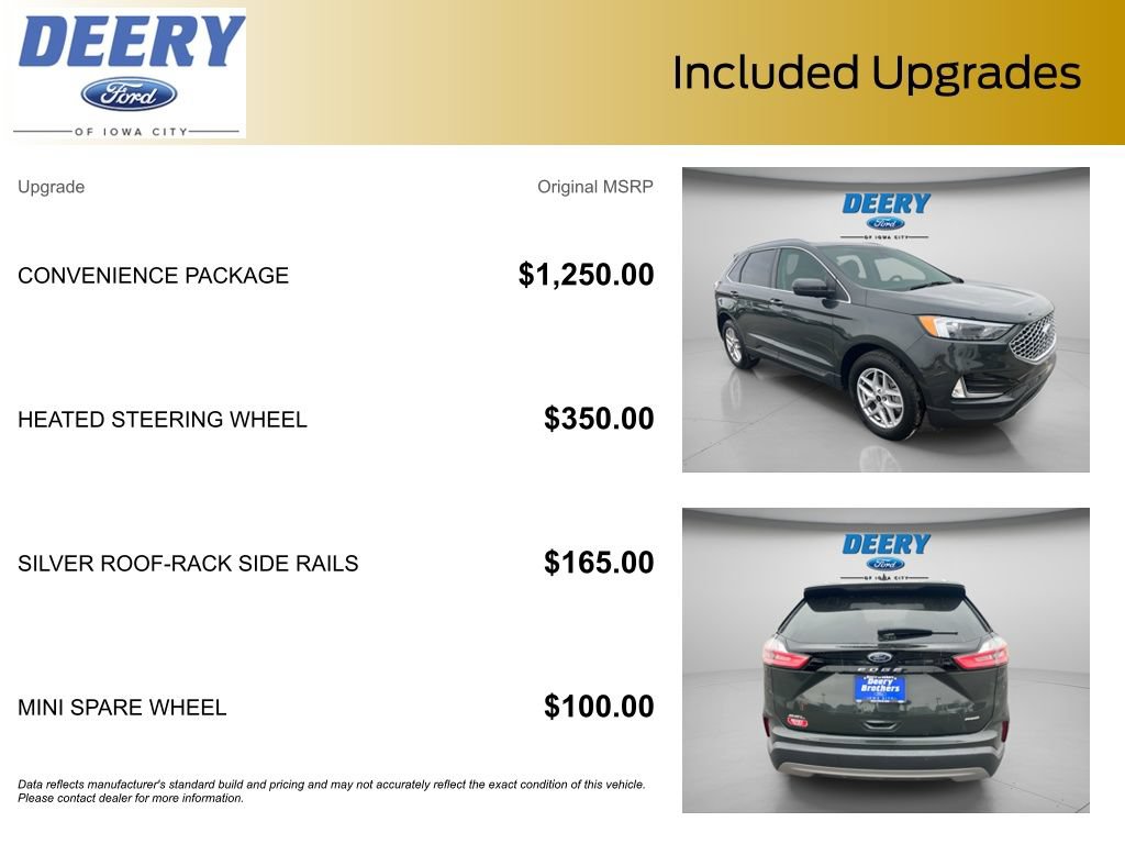 Certified 2024 Ford Edge SEL w/ Convenience Package AWD/4WD image 11