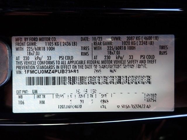 Certified 2023 Ford Escape ST-Line w/ Equipment Group 301A FWD image 14