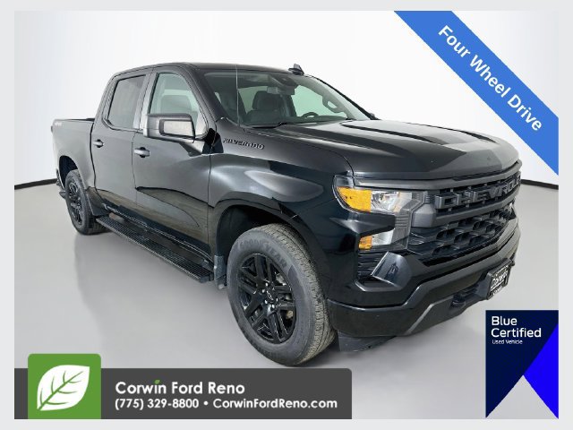 Used 2023 Chevrolet Silverado 1500 Custom w/ LPO, Dark Essentials Package AWD/4WD 360° Tour