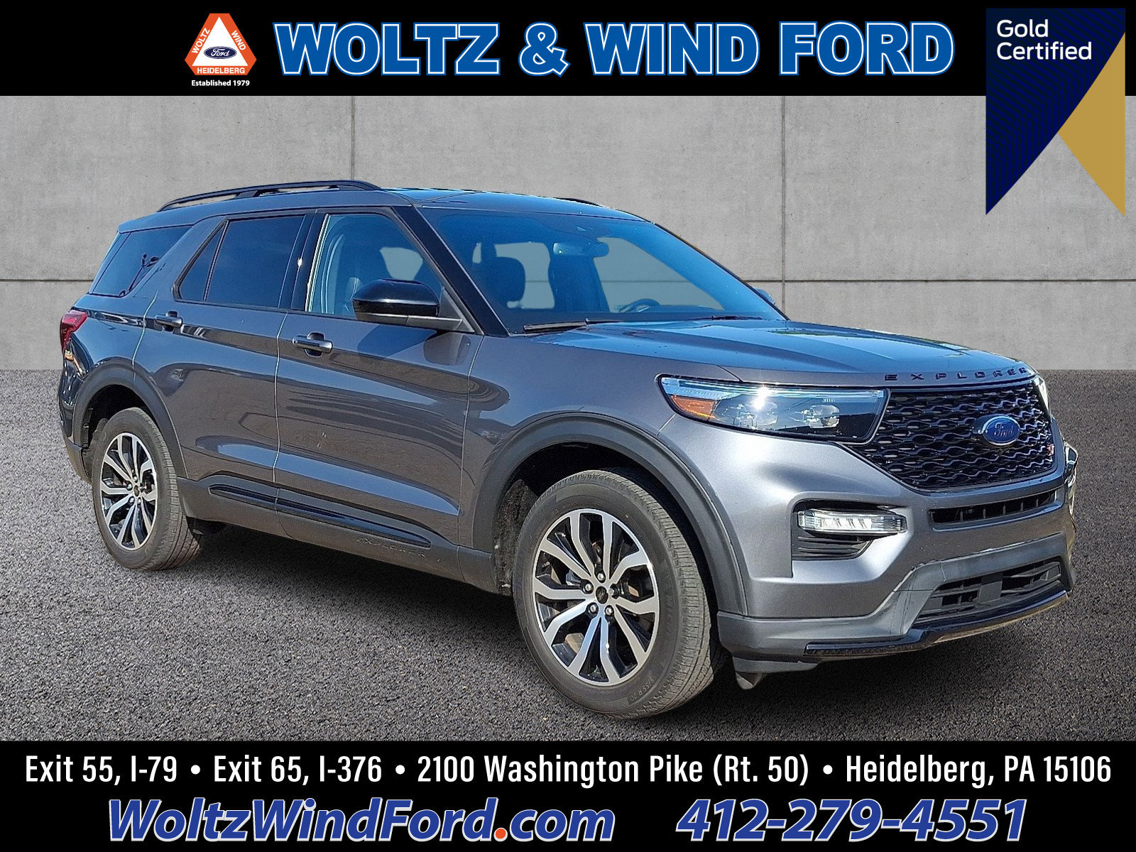 Certified 2022 Ford Explorer ST