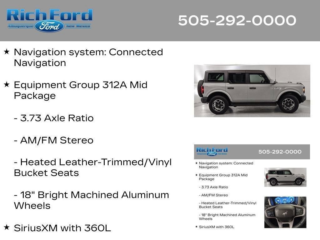 Certified 2026 Ford Bronco Outer Banks AWD/4WD image 29