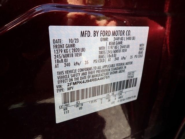 Certified 2024 Ford Edge SEL w/ Convenience Package AWD/4WD image 22