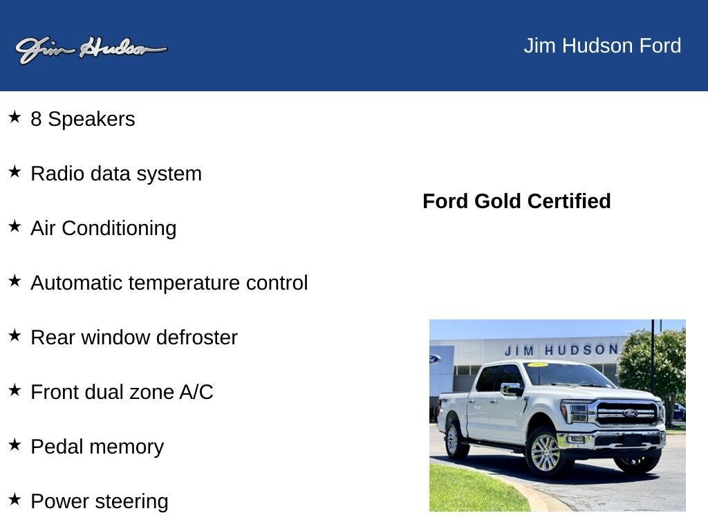 Certified 2024 Ford F150 Lariat w/ Bed Utility Package AWD/4WD image 13
