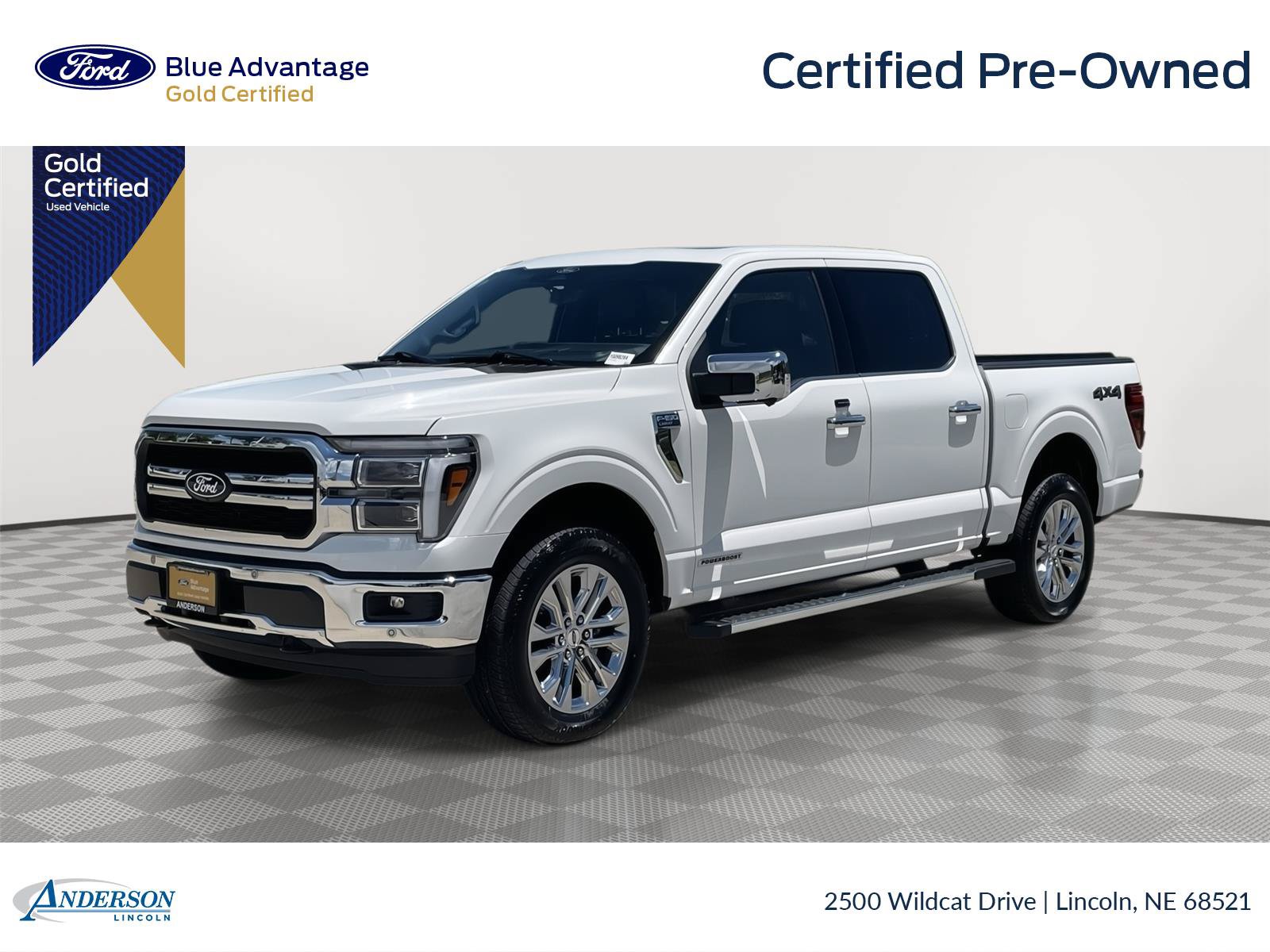 Certified 2025 Ford F150 Lariat w/ Equipment Group 502A High