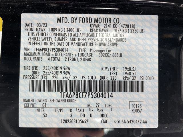 Certified 2023 Ford Mustang GT Premium w/ Equipment Group 401A image 30