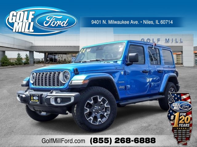Used 2024 Jeep Wrangler Unlimited Sahara w/ Technology Group AWD/4WD image 1