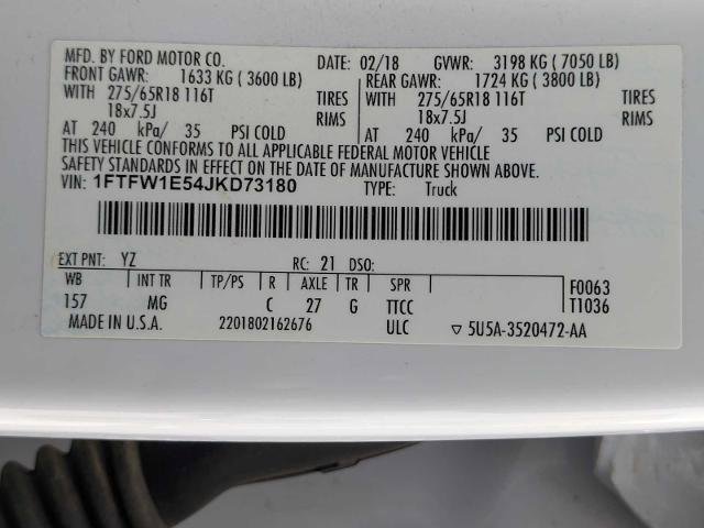 Certified 2018 Ford F150 XLT w/ Equipment Group 301A Mid image 35