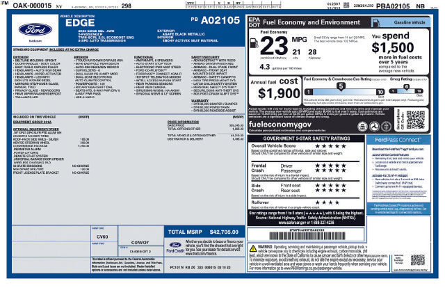 Certified 2023 Ford Edge SEL w/ Convenience Package AWD/4WD image 22