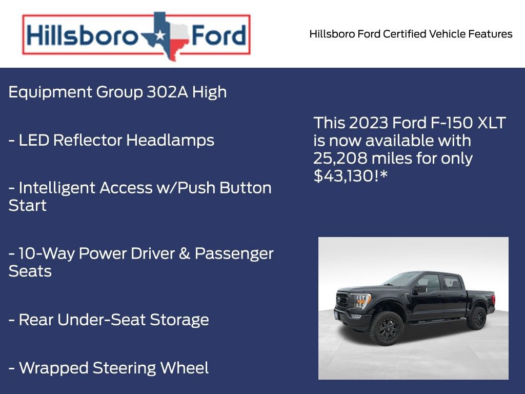 Certified 2023 Ford F150 XLT w/ Equipment Group 302A High AWD/4WD image 13