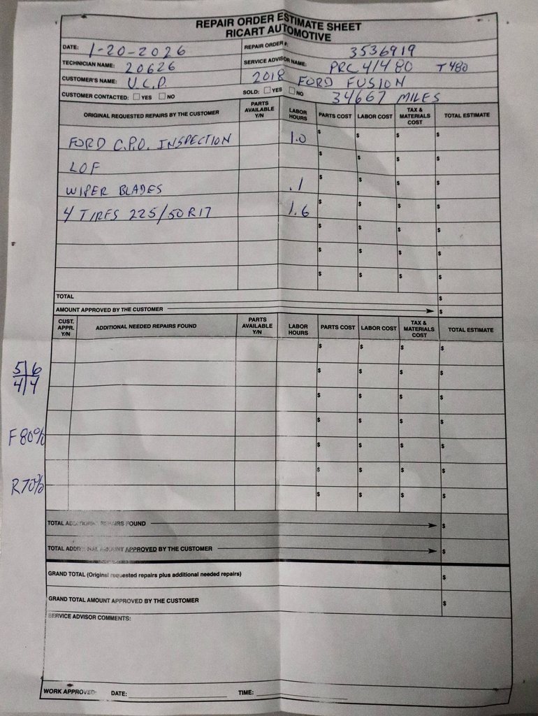 Certified 2018 Ford Fusion S image 11