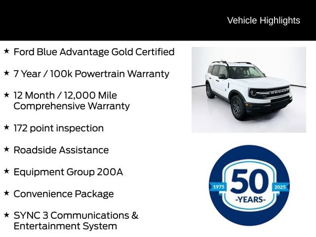 Certified 2024 Ford Bronco Sport Big Bend w/ Convenience Package AWD/4WD image 6