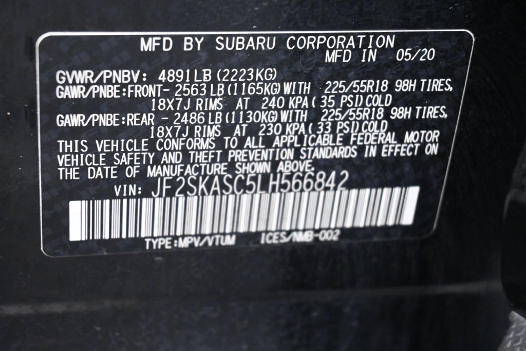 Used 2020 Subaru Forester Limited w/ Popular Package #3 AWD/4WD image 18