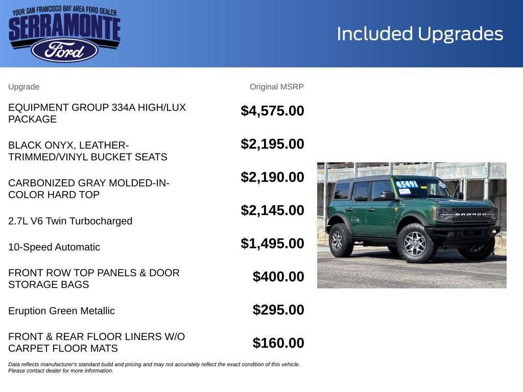 Certified 2024 Ford Bronco Badlands AWD/4WD image 27