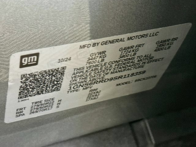 Used 2025 Chevrolet Tahoe RST w/ RST Capability Package AWD/4WD image 35