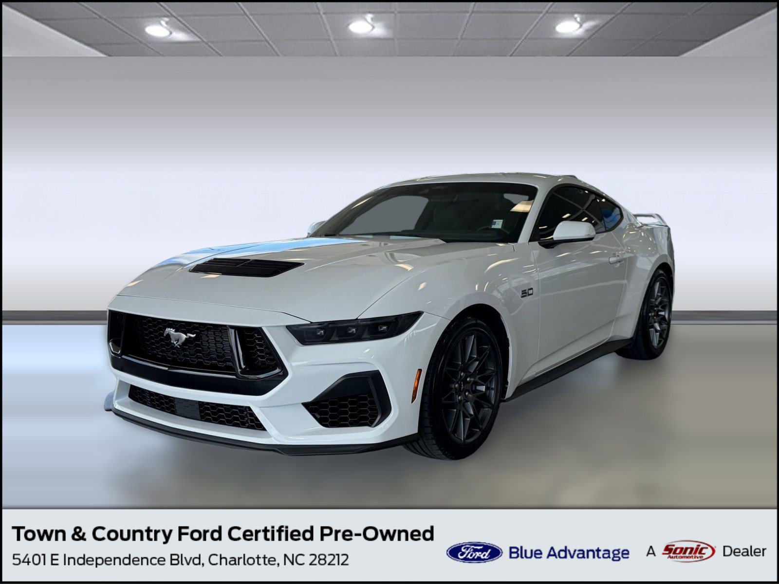 Certified 2025 Ford Mustang GT Premium w/ GT Performance Package RWD image 1