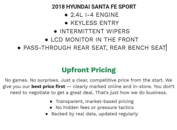 Used 2018 Hyundai Santa Fe Sport w/ 2.4L Tech Package 04 AWD/4WD video 1