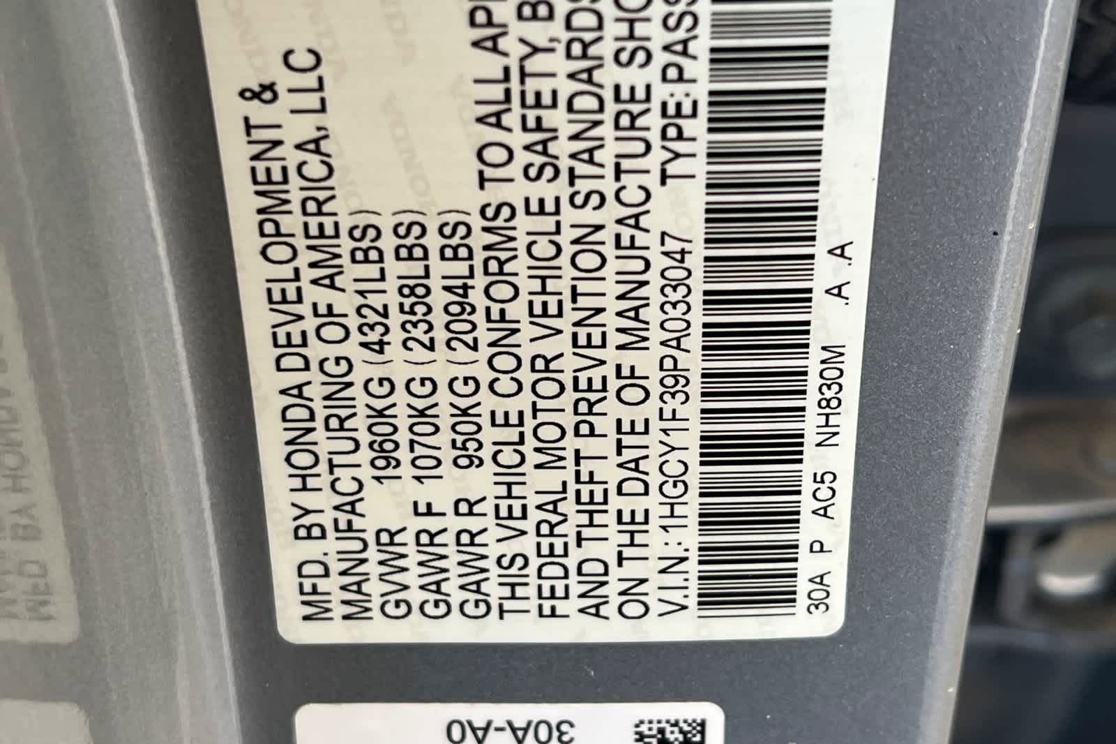Used 2023 Honda Accord EX image 28