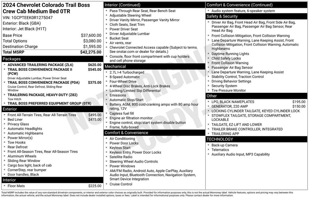 Used 2024 Chevrolet Colorado Trail Boss w/ Advanced Trailering Package image 5