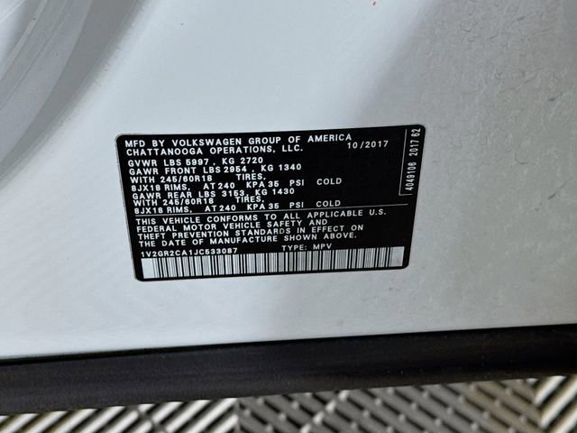 Used 2018 Volkswagen Atlas S image 35