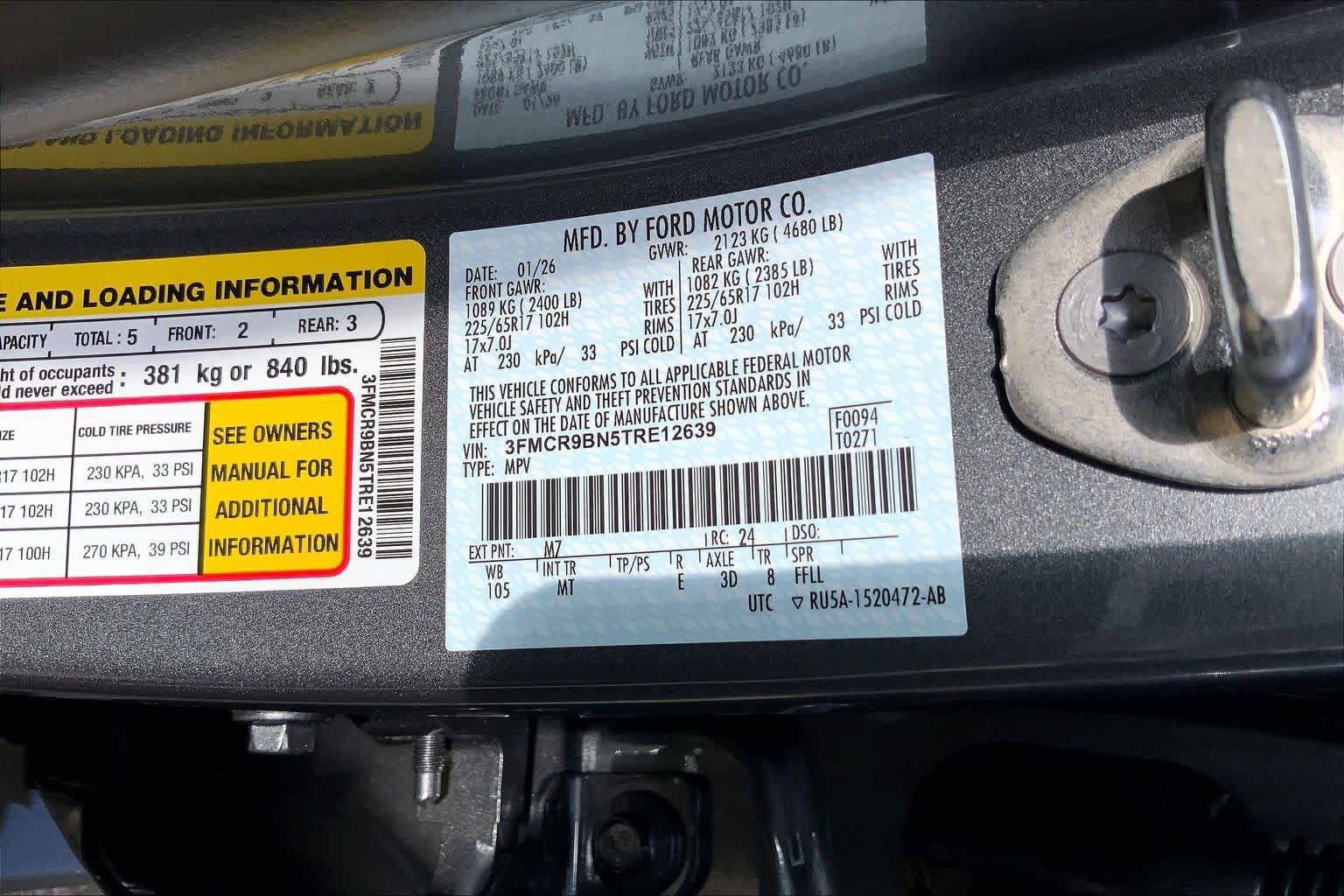 Certified 2026 Ford Bronco Sport Big Bend w/ Convenience Package AWD/4WD image 16