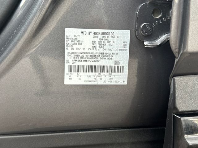 Certified 2022 Ford Explorer Timberline w/ Timberline Technology Package image 24