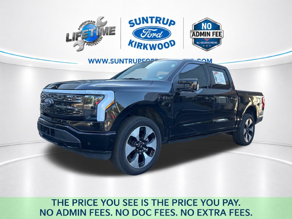 Certified 2023 Ford F150 Lightning Platinum