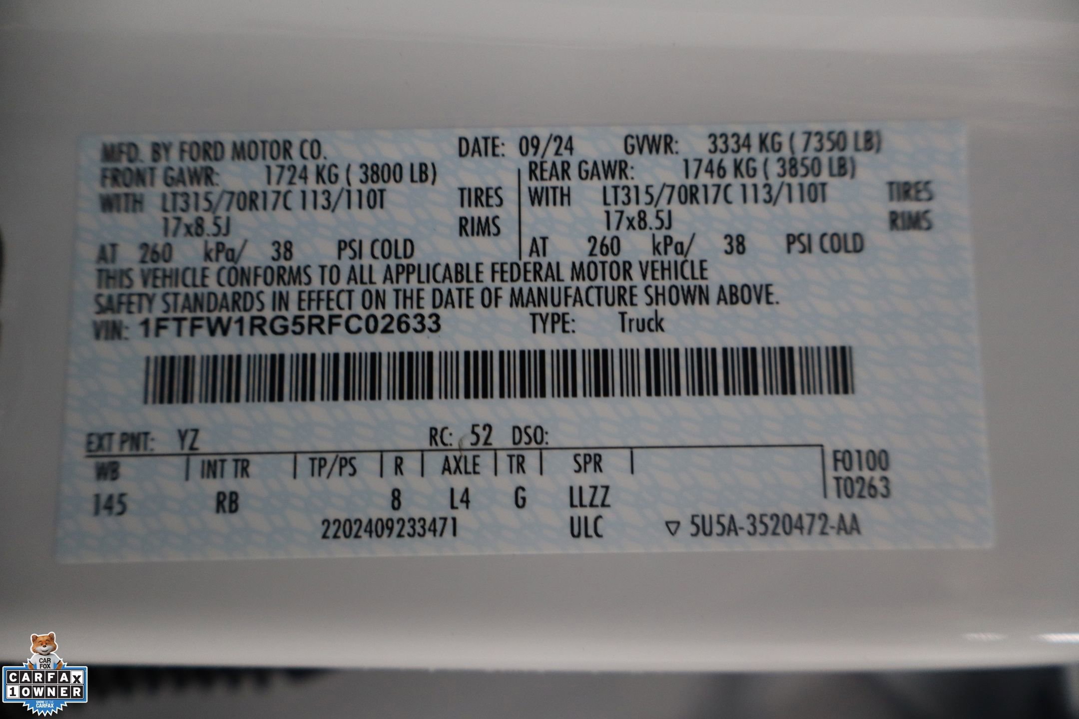 Certified 2024 Ford F150 Raptor image 32