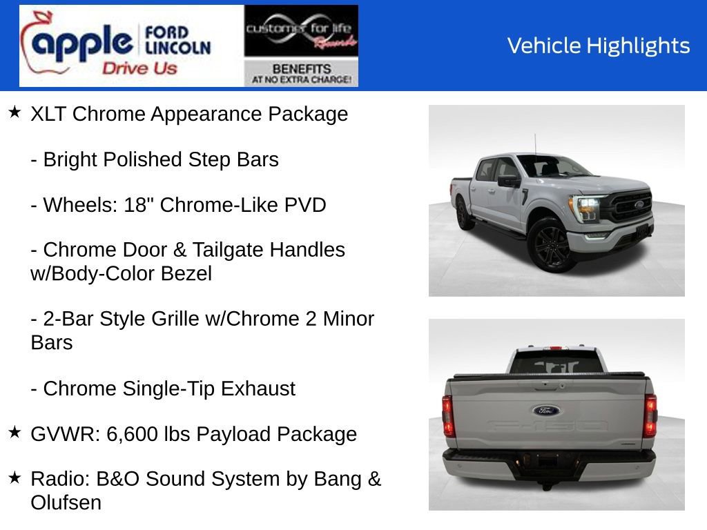 Certified 2022 Ford F150 XLT w/ Equipment Group 302A High image 16