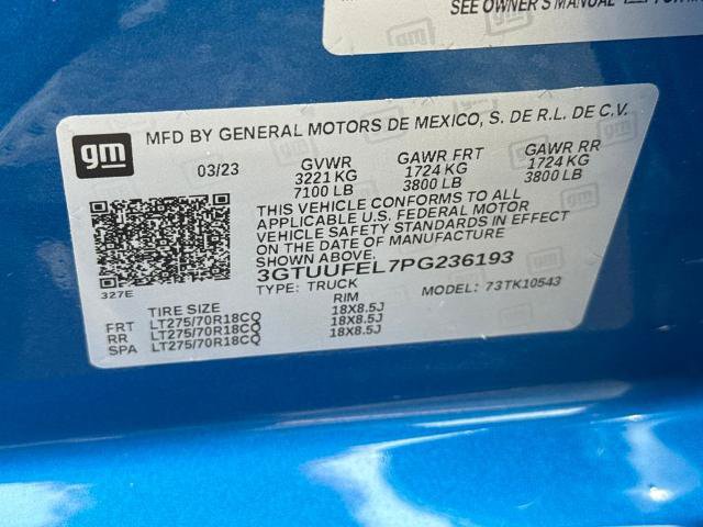 Used 2023 GMC Sierra 1500 AT4X AWD/4WD image 16