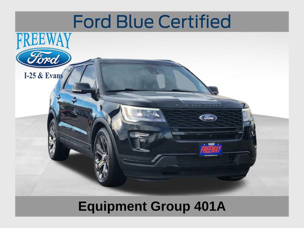 Certified 2018 Ford Explorer Sport w/ Equipment Group 401A image 1