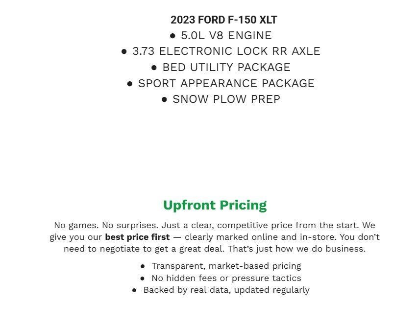 Certified 2023 Ford F150 XLT w/ Equipment Group 302A High AWD/4WD image 2