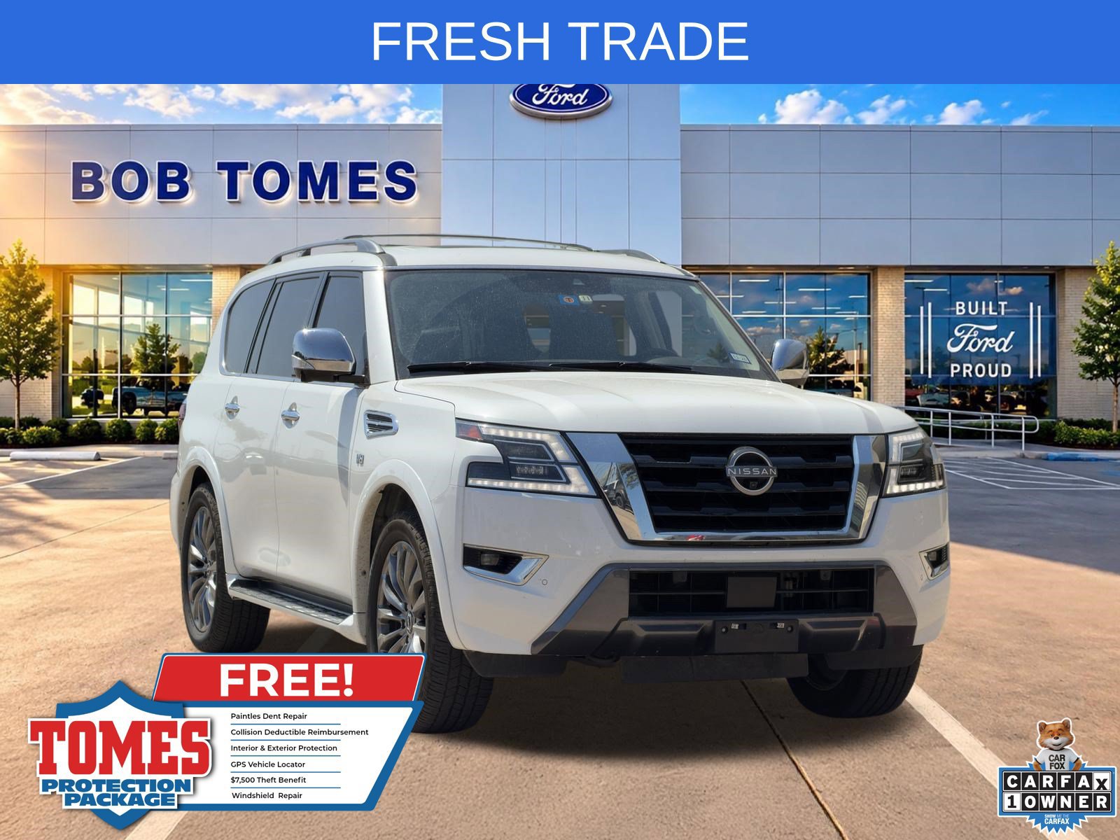 Used 2022 Nissan Armada Platinum w/ Captain's Chairs Package RWD image 1